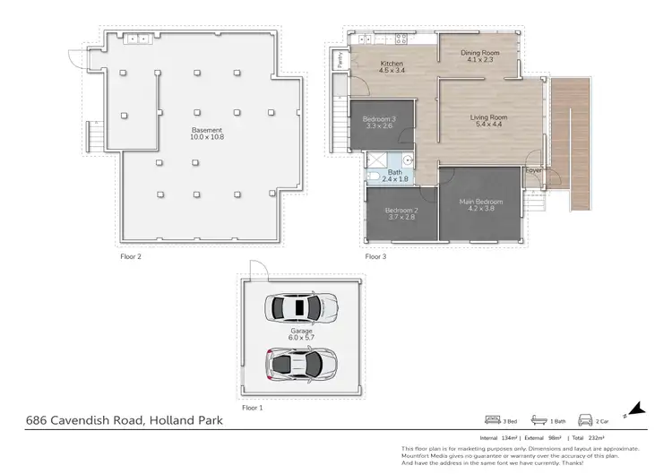 Floorplan of Homely house listing, 686 Cavendish Road, Holland Park QLD 4121