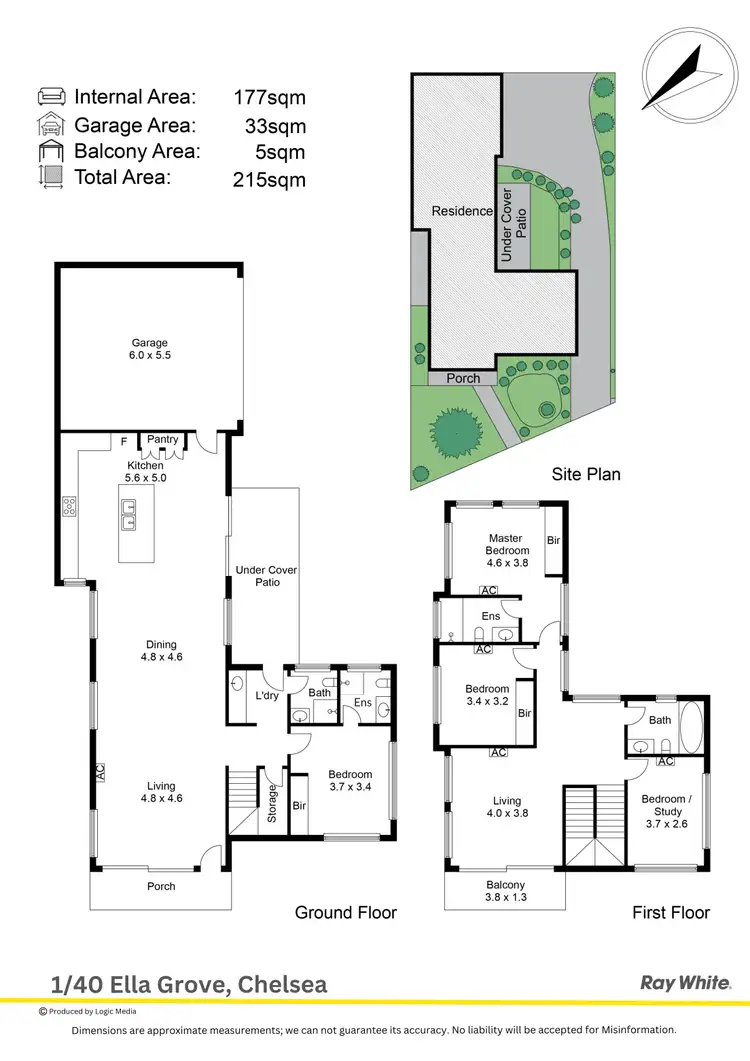 Floorplan of Homely townhouse listing, 1/40 Ella Grove, Chelsea VIC 3196