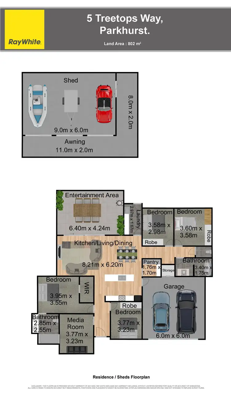 Floorplan of Homely house listing, 5 Treetops Way, Parkhurst QLD 4702