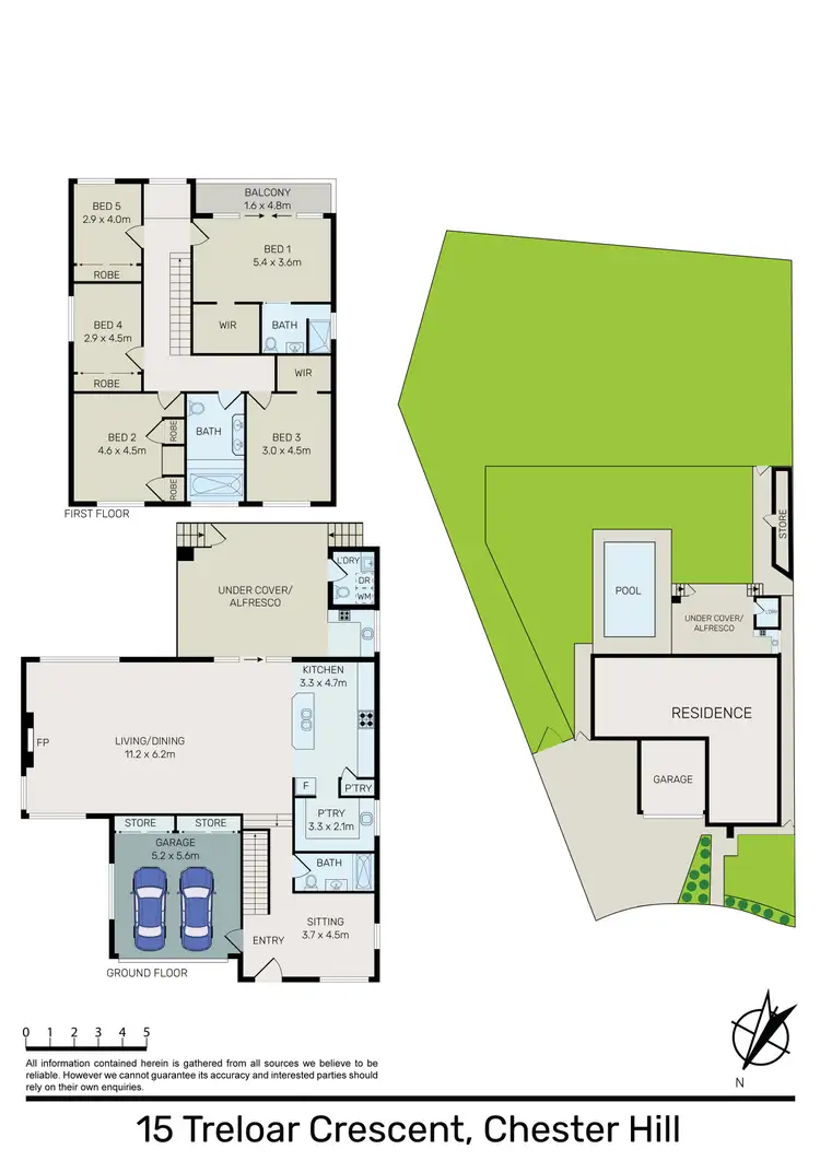 Floorplan of Homely house listing, 15 Treloar Crescent, Chester Hill NSW 2162