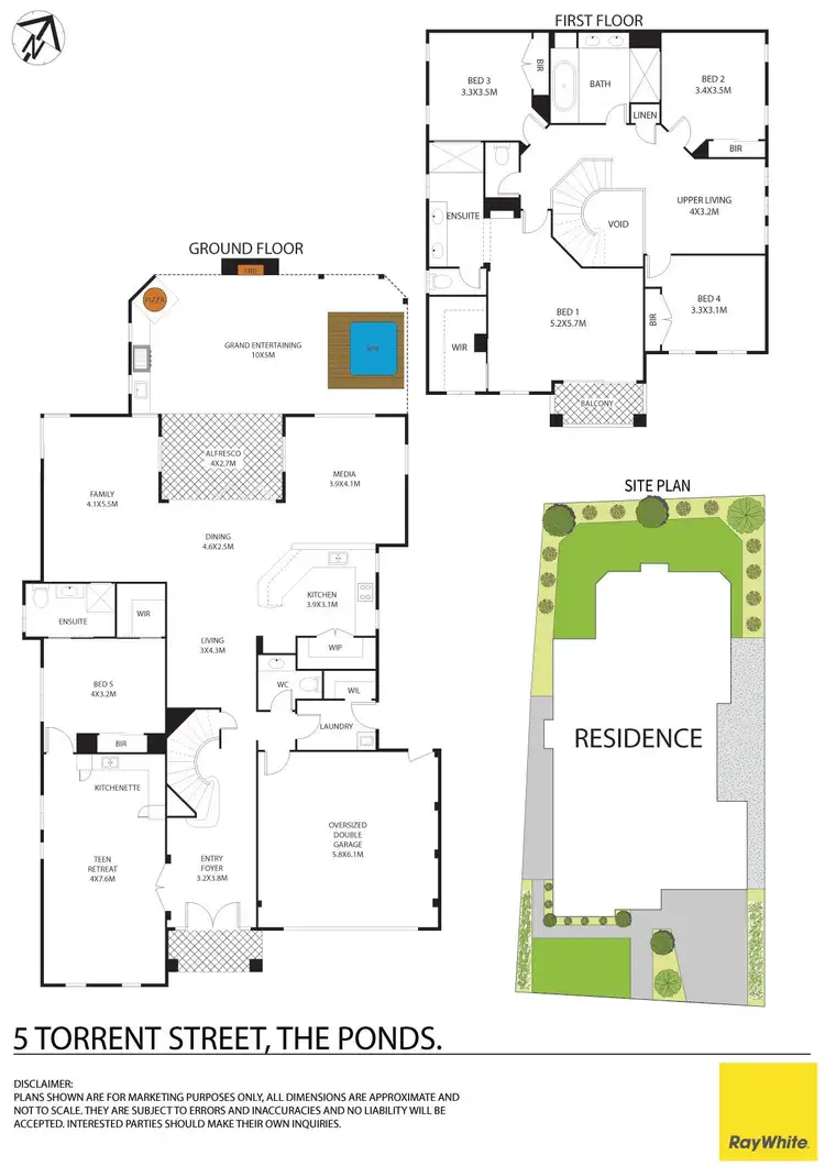Floorplan of Homely house listing, 5 Torrent Street, The Ponds NSW 2769
