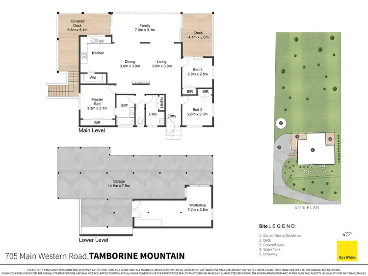 Floorplan of Homely house listing, 705 Main Western Road, Tamborine Mountain QLD 4272