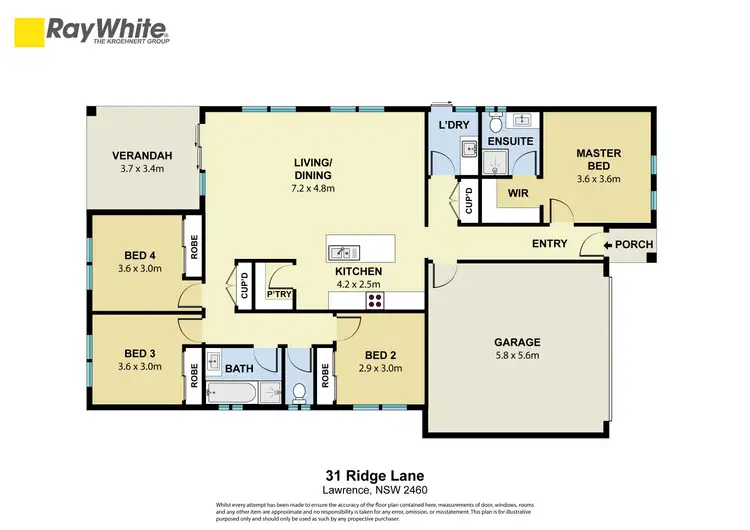 Floorplan of Homely house listing, 31 Ridge Lane, Lawrence NSW 2460