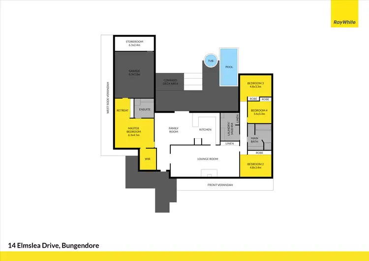 Floorplan of Homely house listing, 14 Elmslea Drive, Bungendore NSW 2621