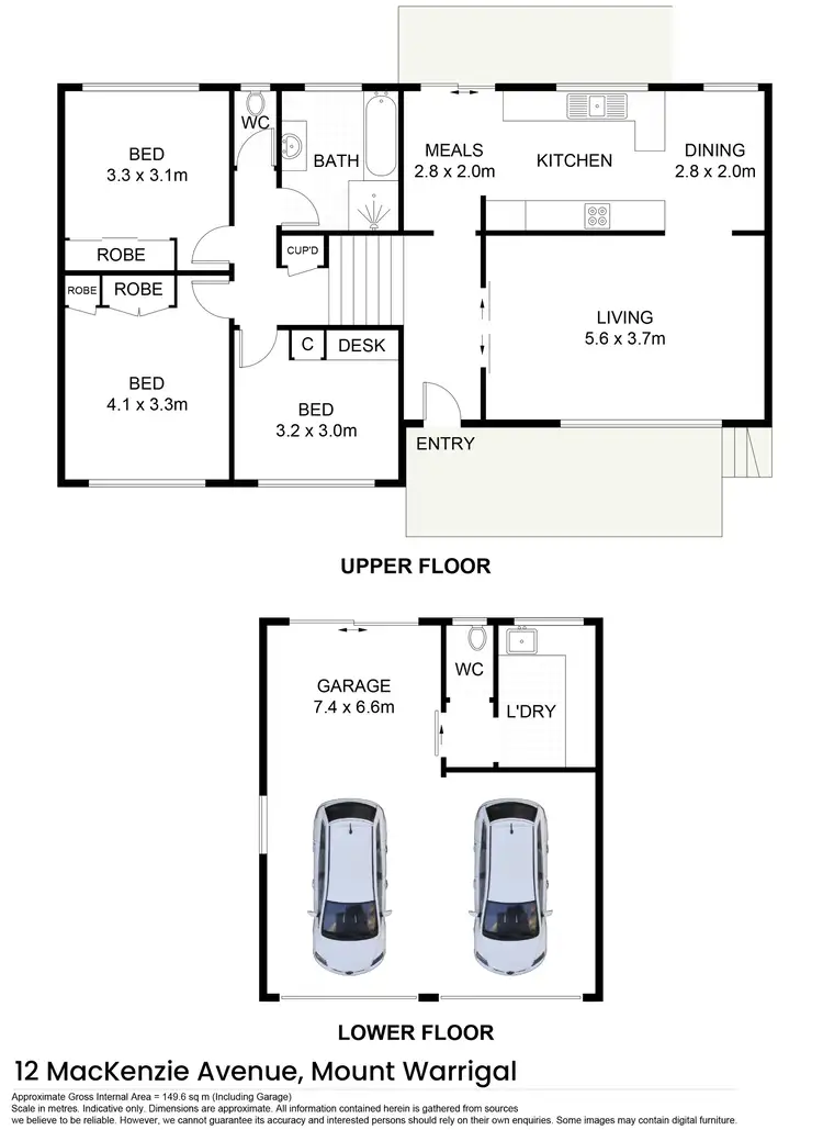 Floorplan of Homely house listing, 12 Mackenzie Avenue, Mount Warrigal NSW 2528