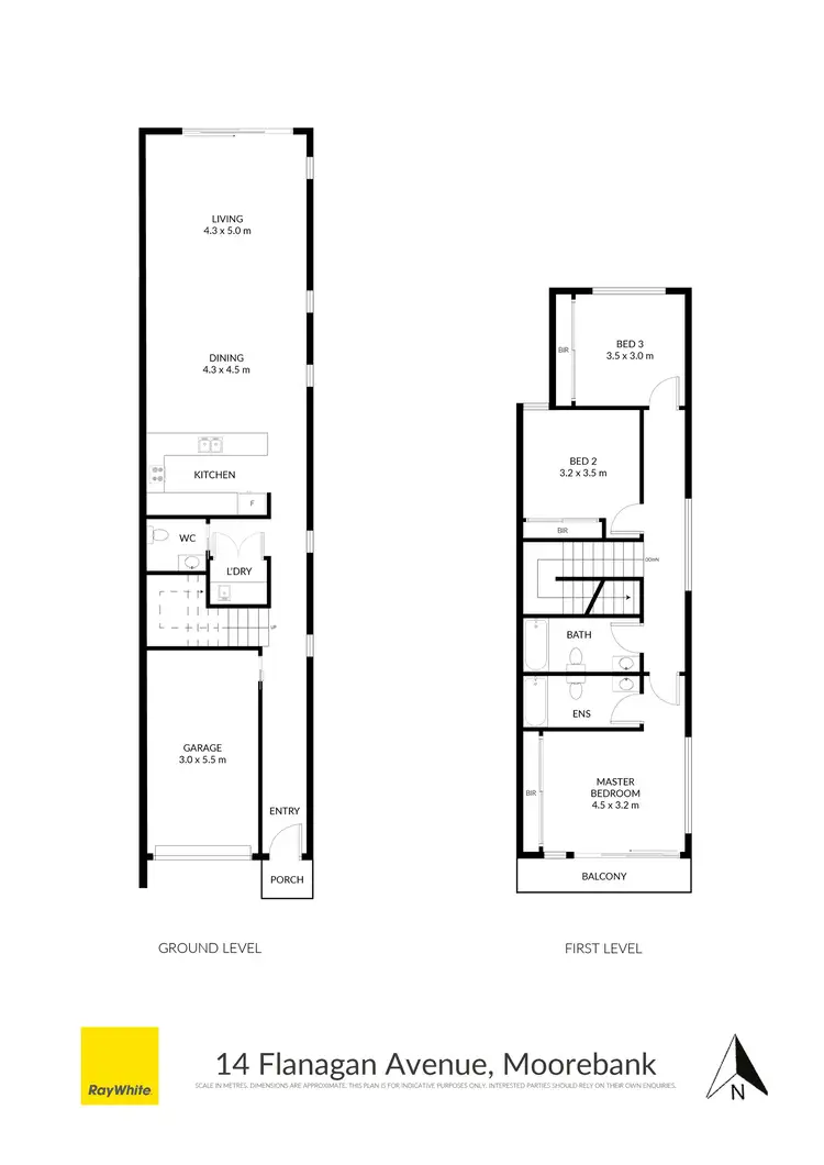 Floorplan of Homely townhouse listing, 4/14 Flanagan Avenue, Moorebank NSW 2170