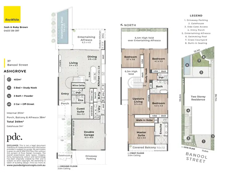 Floorplan of Homely house listing, 37 Banool Street, Ashgrove QLD 4060