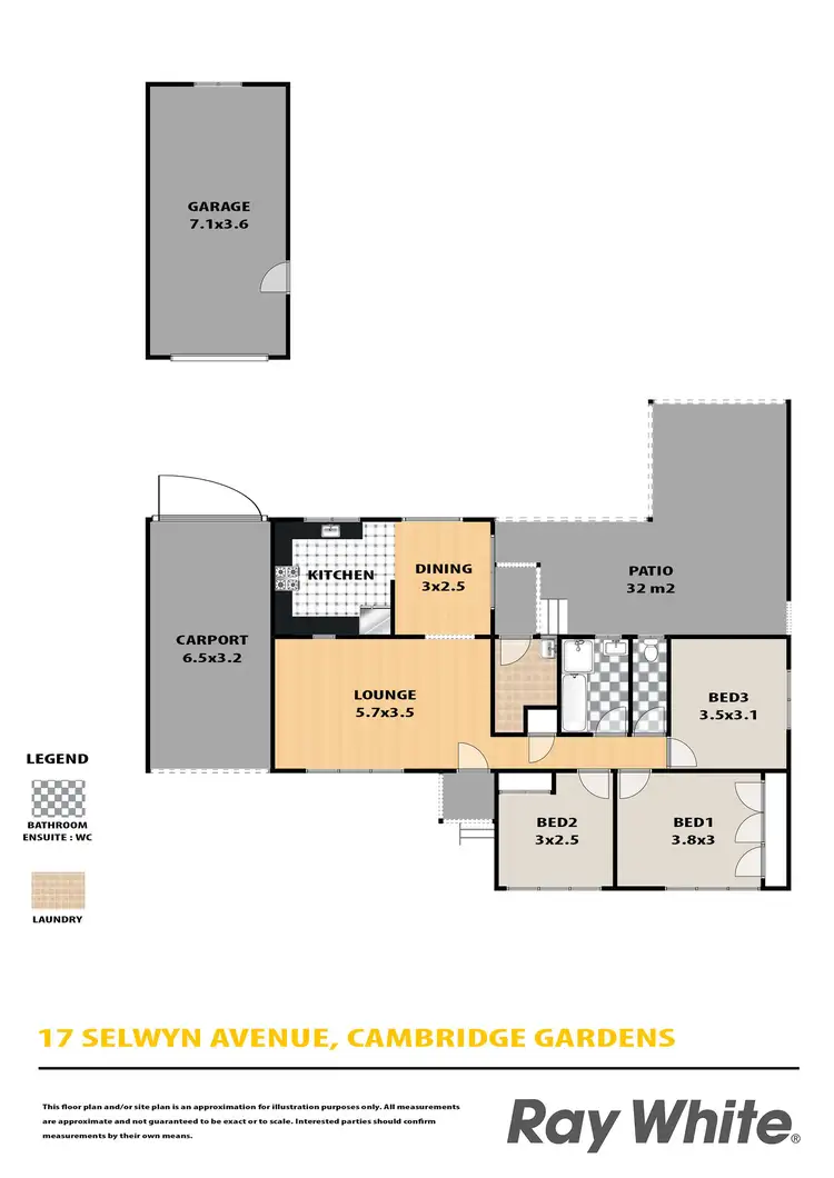 Floorplan of Homely house listing, 17 Selwyn Avenue, Cambridge Gardens NSW 2747