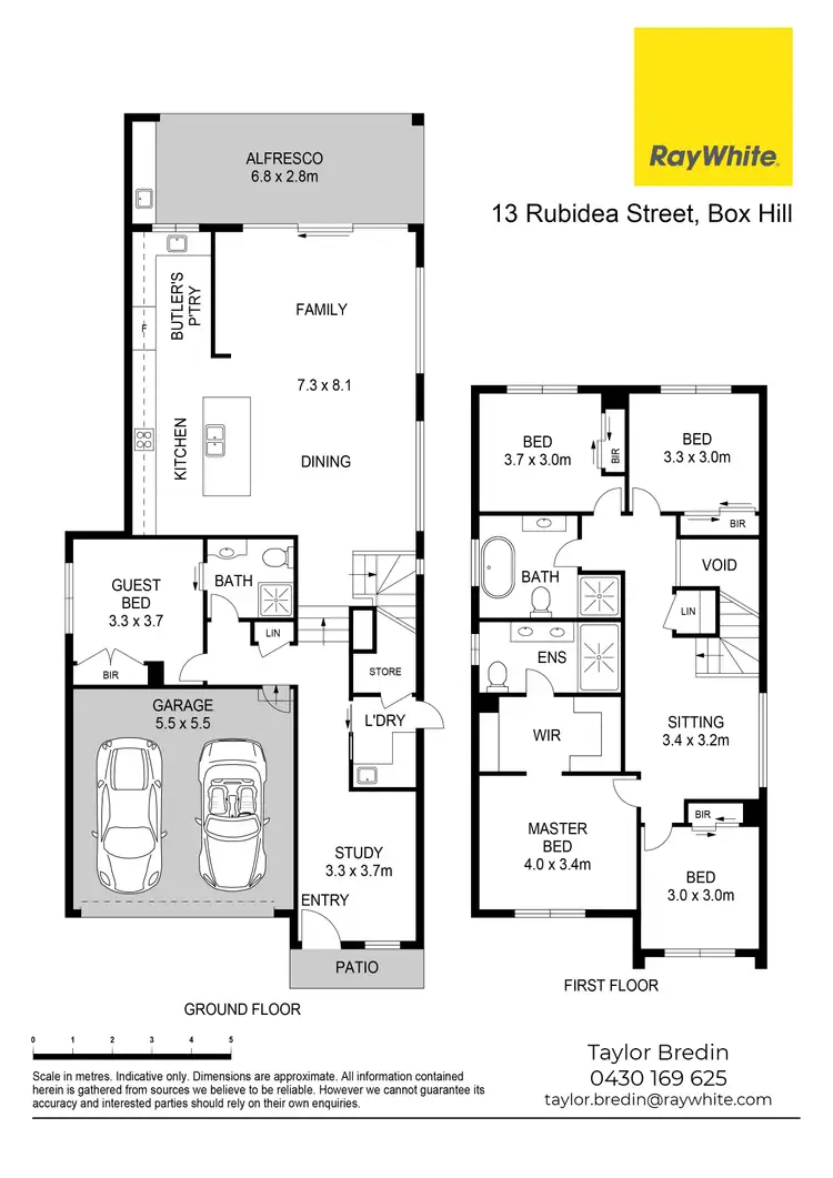 Floorplan of Homely house listing, 13 Rubidea Street, Box Hill NSW 2765
