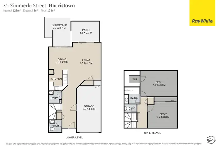 Floorplan of Homely house listing, 2/1 Zimmerle Street, Harristown QLD 4350