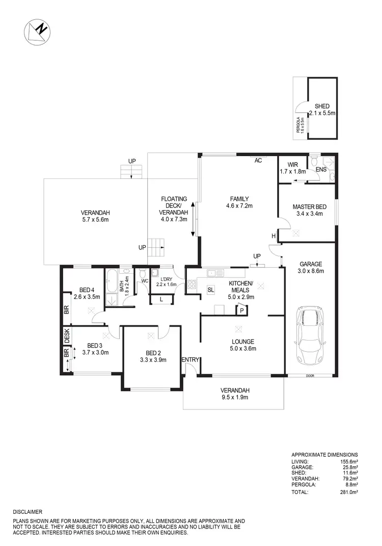 Floorplan of Homely house listing, 7 St Albans Avenue, Valley View SA 5093