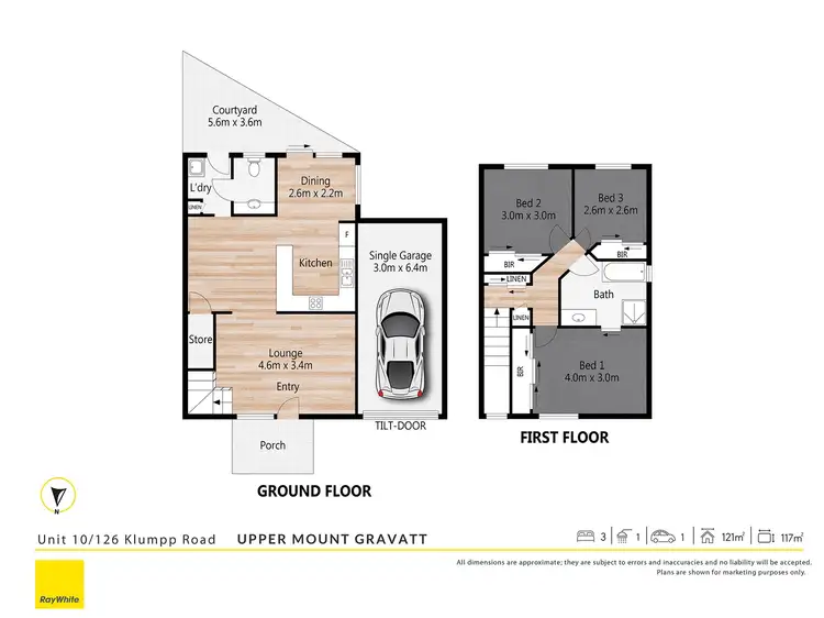 Floorplan of Homely townhouse listing, 10/126 Klumpp Road, Upper Mount Gravatt QLD 4122