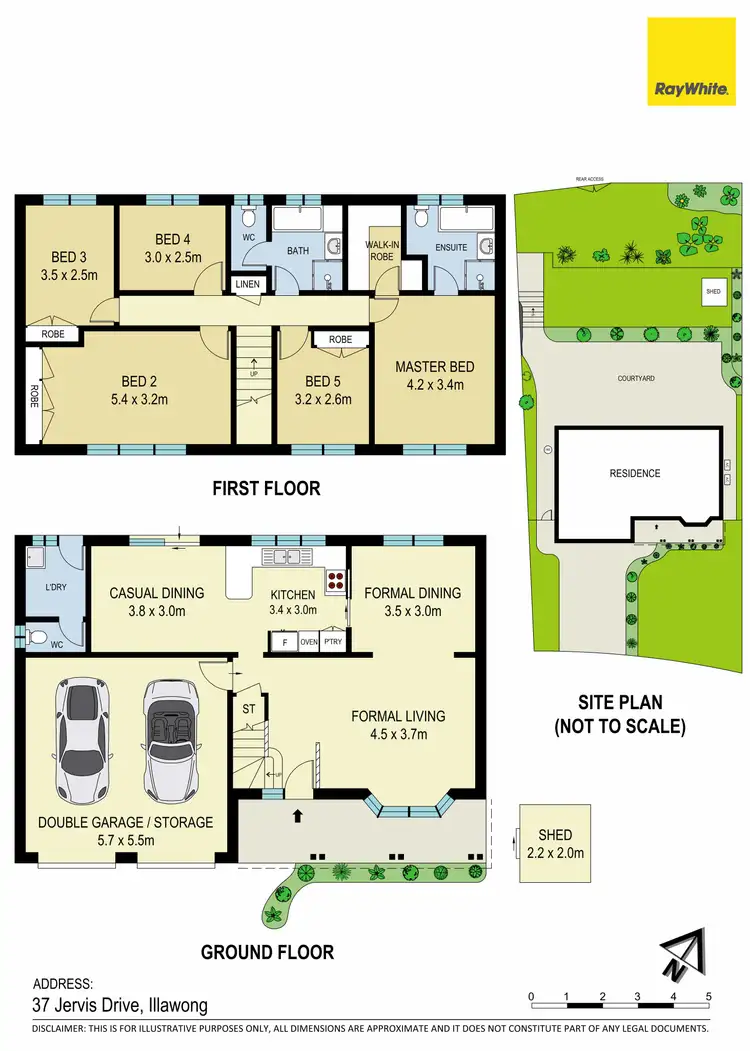 Floorplan of Homely house listing, 37 Jervis Drive, Illawong NSW 2234