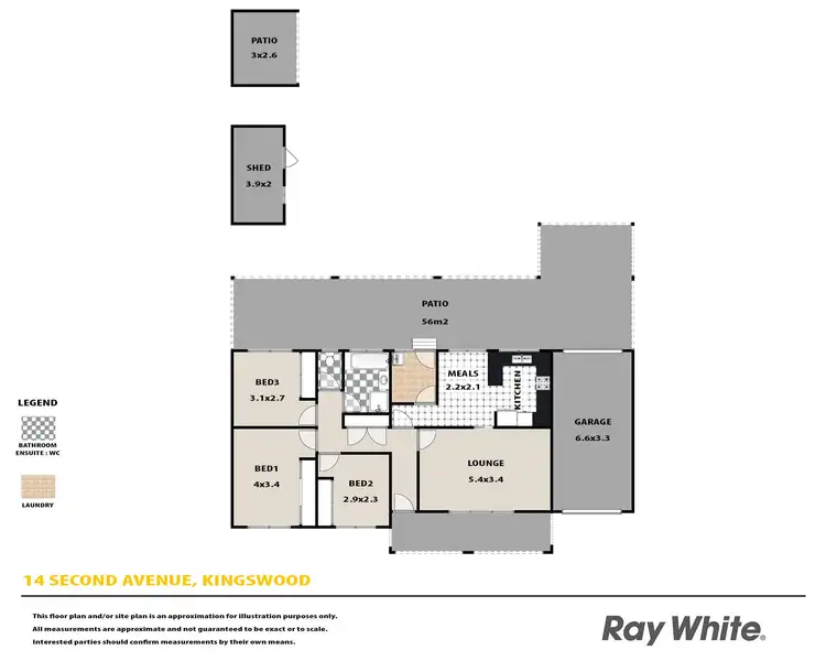 Floorplan of Homely house listing, 14 Second Avenue, Kingswood NSW 2747
