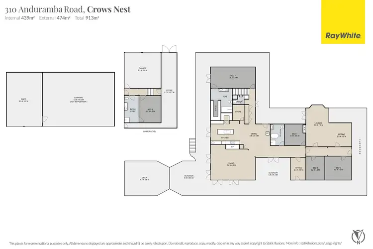Floorplan of Homely house listing, 310 Anduramba Road "Anduramba Homestead", Crows Nest QLD 4355