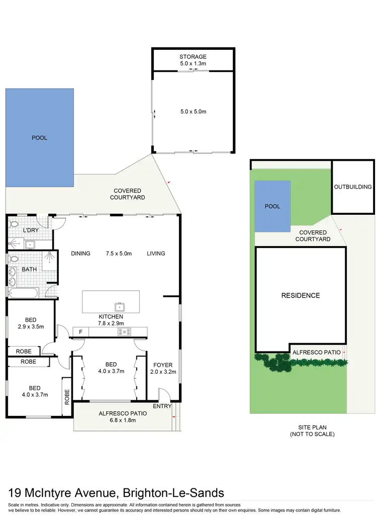 Floorplan of Homely house listing, 19 McIntyre Avenue, Brighton-Le-Sands NSW 2216