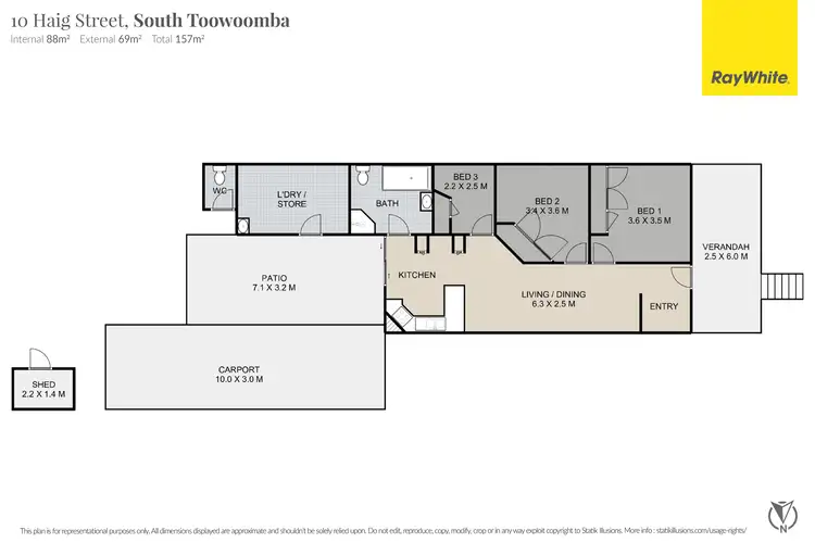 Floorplan of Homely house listing, 10 Haig Street, South Toowoomba QLD 4350