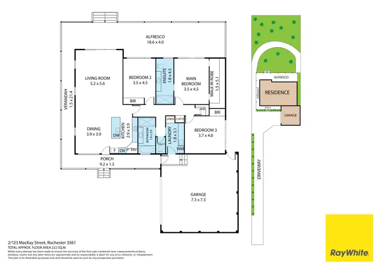 Floorplan of Homely house listing, 2/123 Mackay Street, Rochester VIC 3561