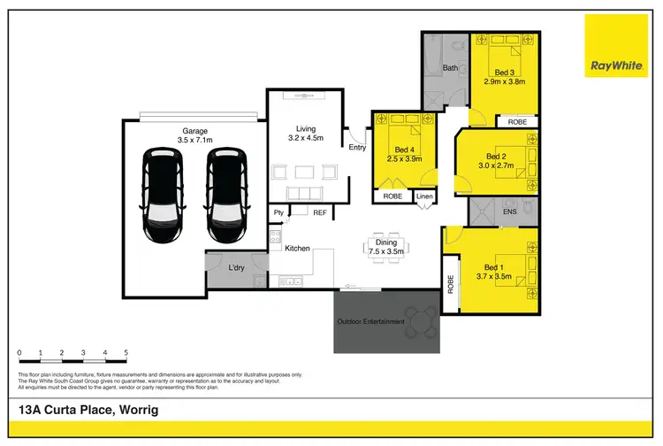 Floorplan of Homely house listing, 13A Curta Place, South Nowra NSW 2541