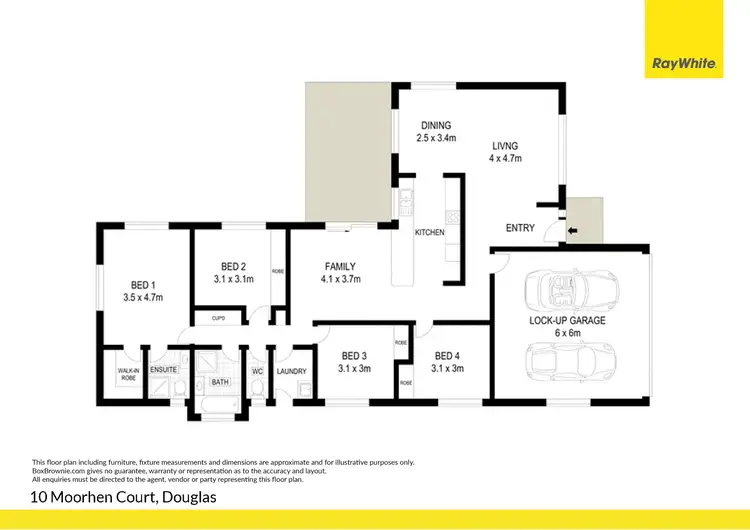 Floorplan of Homely house listing, 10 Moorhen Court, Douglas QLD 4814