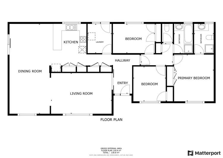 Floorplan of Homely house listing, 3547 Murray Valley Highway, Wood Wood VIC 3596