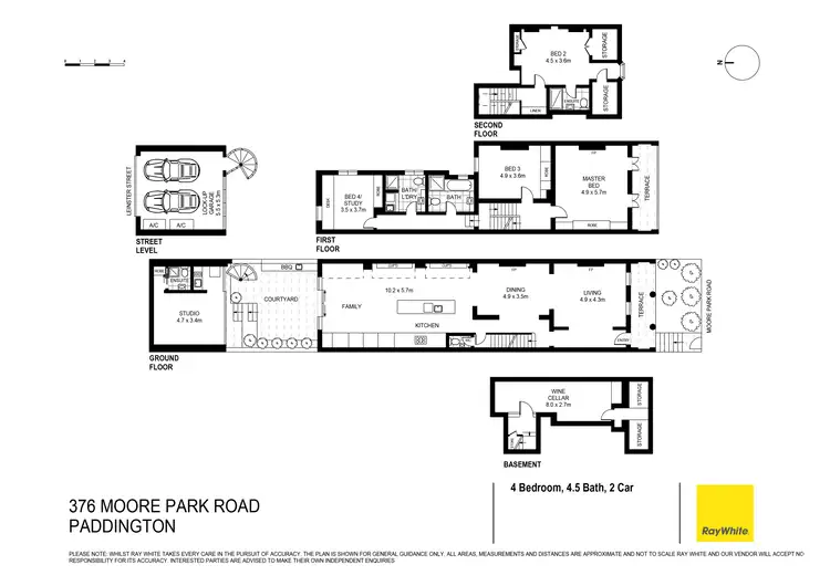 Floorplan of Homely house listing, 376 Moore Park Road, Paddington NSW 2021