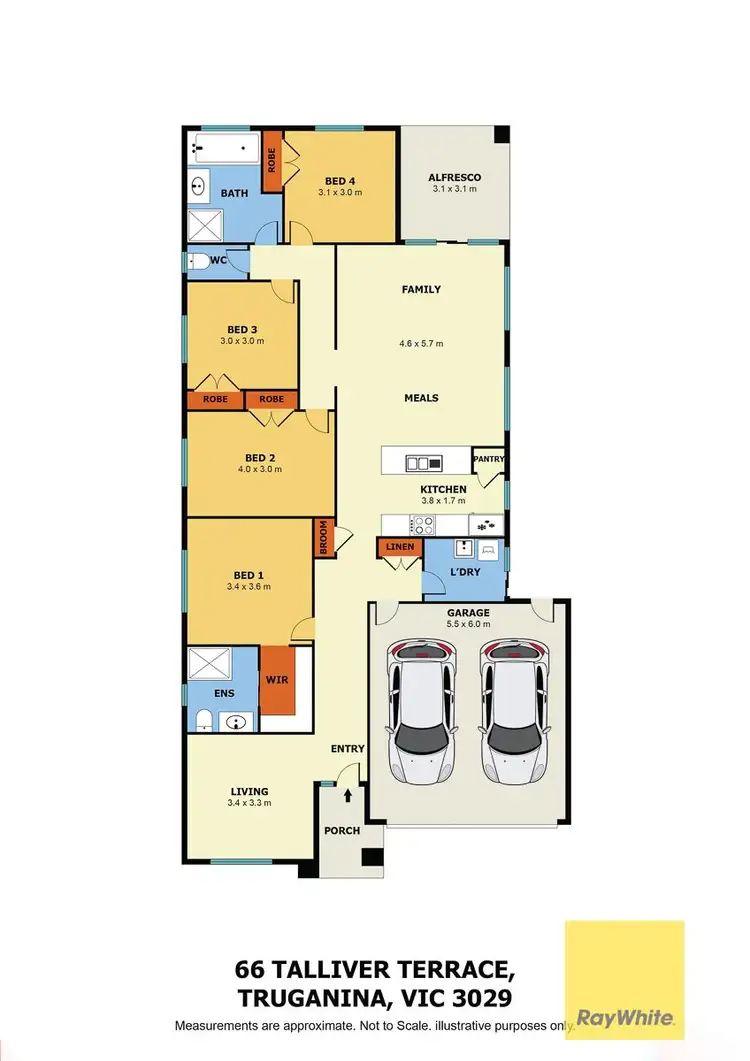 Floorplan of Homely house listing, 66 Talliver Terrace, Truganina VIC 3029