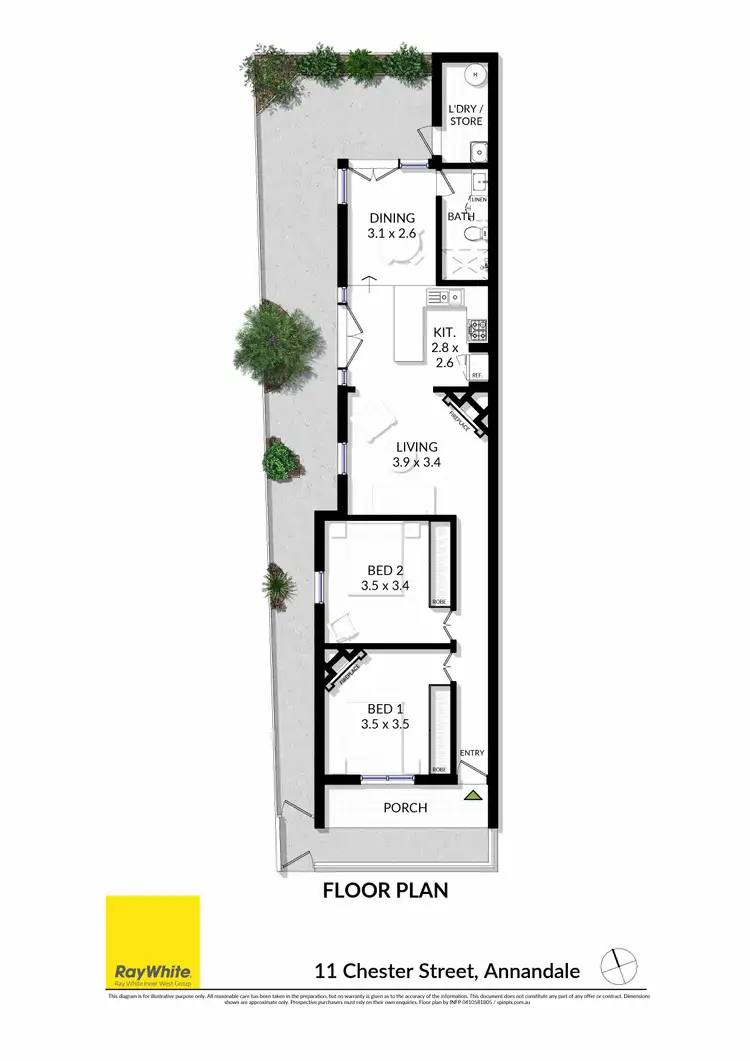 Floorplan of Homely house listing, 11 Chester Street, Annandale NSW 2038