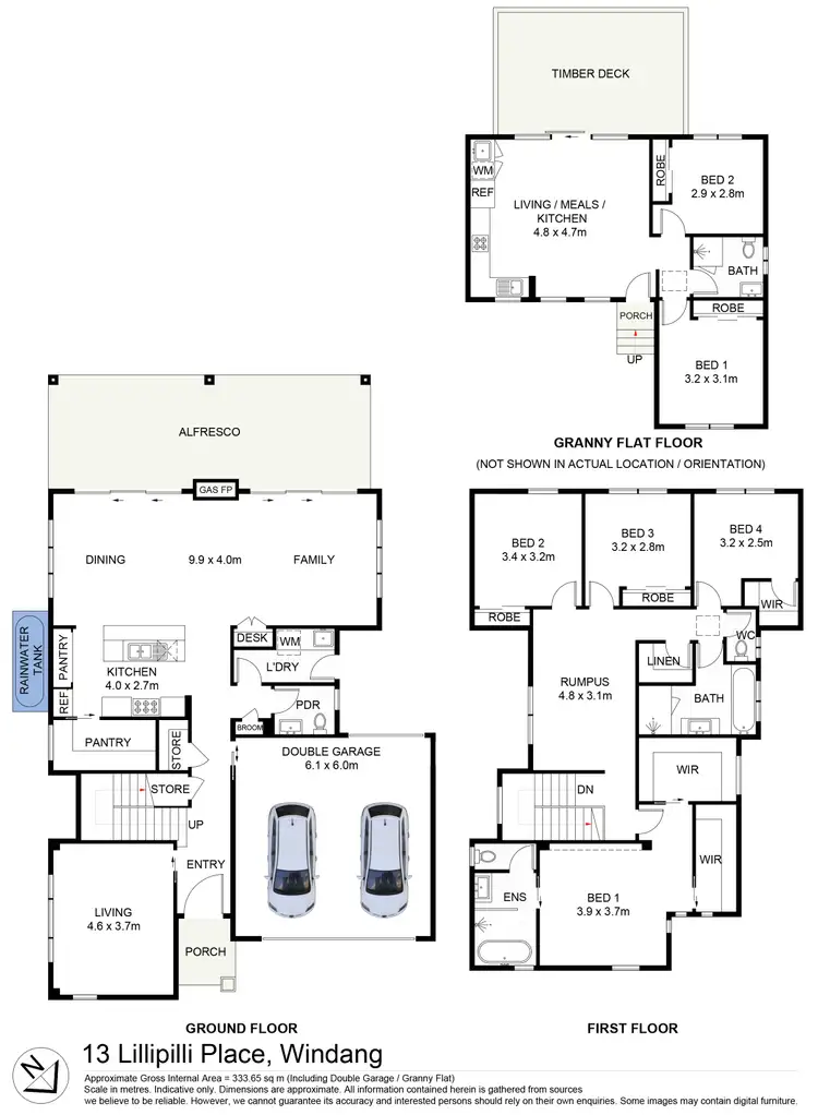 Floorplan of Homely house listing, 13 Lillipilli Place, Windang NSW 2528