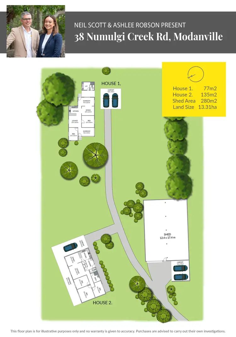 Floorplan of Homely rural property listing, 38 Numulgi Creek Road, Modanville NSW 2480