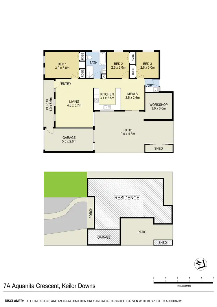 Floorplan of Homely house listing, 7A Aquanita Crescent, Keilor Downs VIC 3038