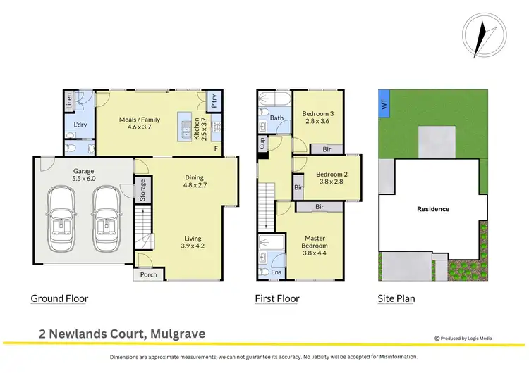 Floorplan of Homely townhouse listing, 2 Newlands Court, Mulgrave VIC 3170