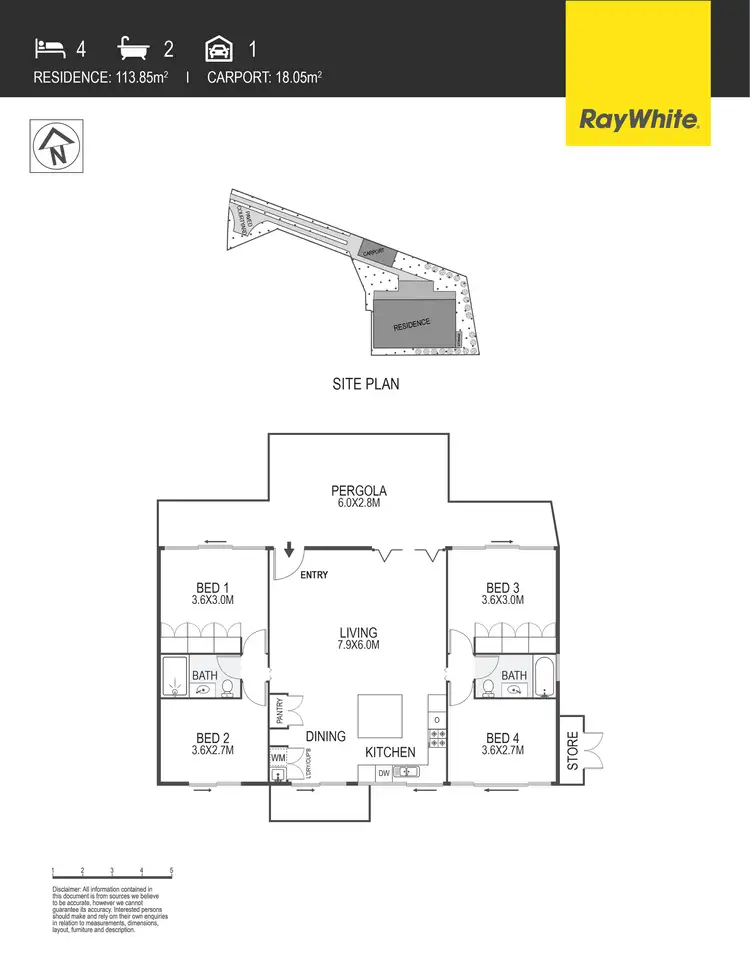 Floorplan of Homely house listing, 49 Arndell Street, Macquarie ACT 2614