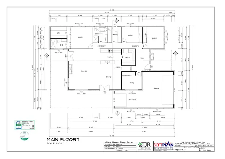 Floorplan of Homely house listing, 3 Tickner Street, Forbes NSW 2871