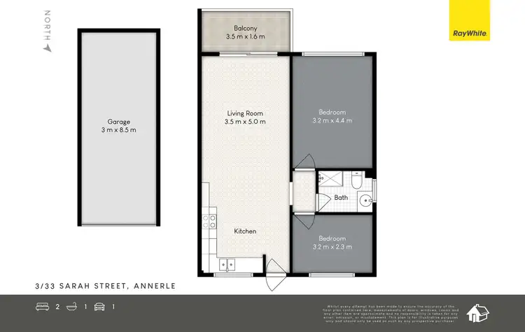 Floorplan of Homely unit listing, 3/33 Sarah Street, Annerley QLD 4103