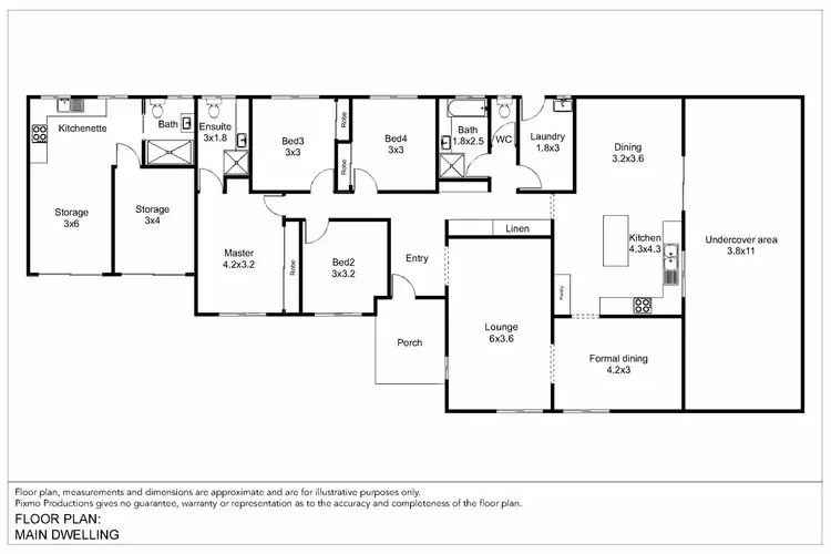 Floorplan of Homely rural property listing, 807 D'Aguilar Highway, Wamuran QLD 4512