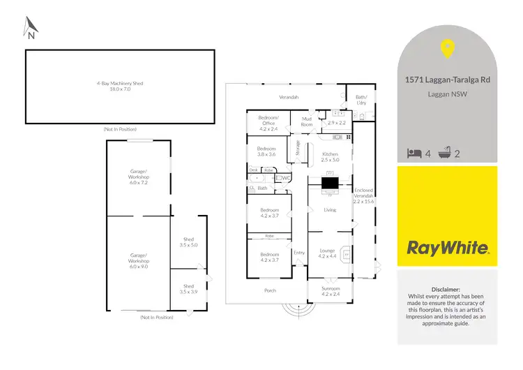 Floorplan of Homely rural property listing, 1571 Laggan-Taralga Road, Laggan NSW 2583