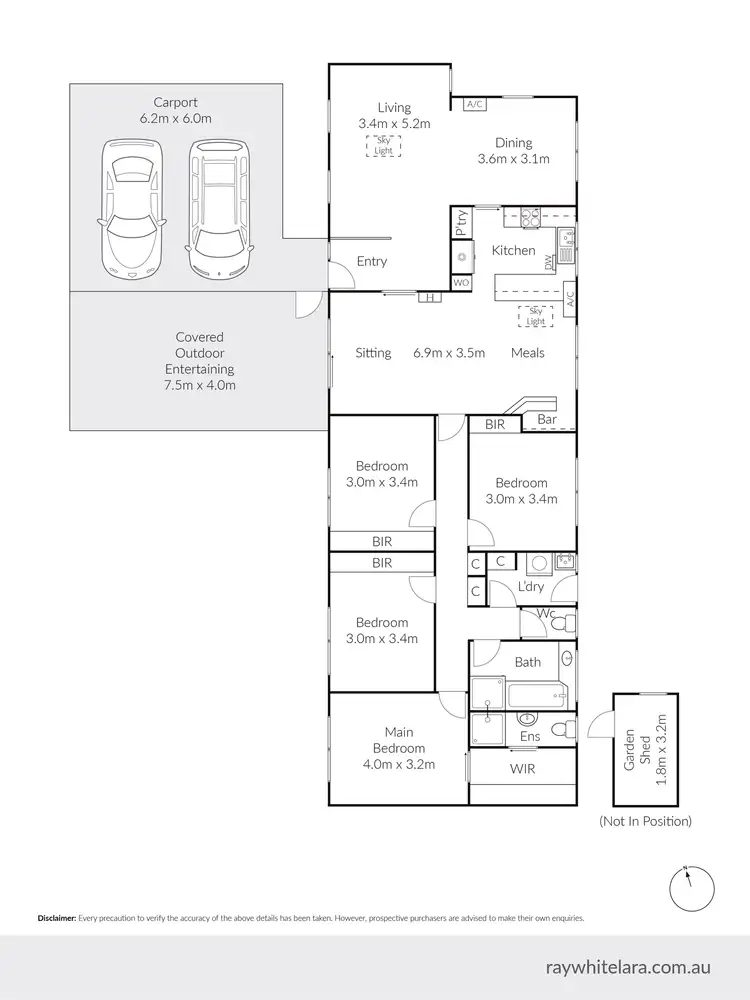 Floorplan of Homely house listing, 23 Kees Road, Lara VIC 3212