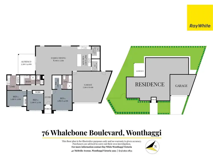 Floorplan of Homely house listing, 76 Whalebone Boulevard, Wonthaggi VIC 3995