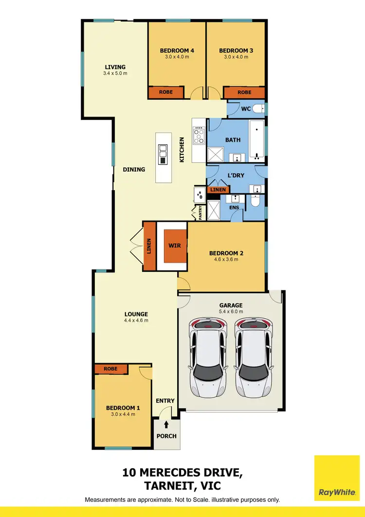 Floorplan of Homely house listing, 10 Mercedes Drive, Tarneit VIC 3029