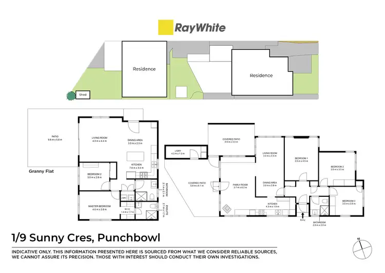 Floorplan of Homely house listing, 9 Sunny Crescent, Punchbowl NSW 2196