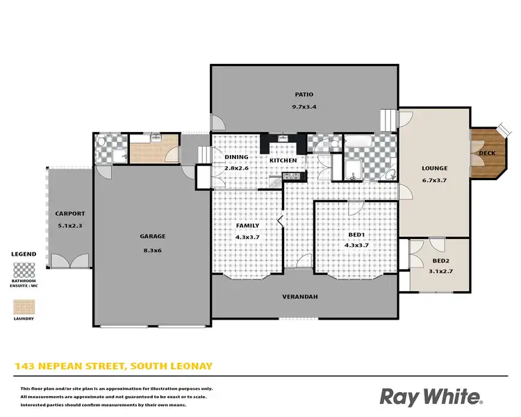 Floorplan of Homely house listing, 143 Nepean Street South, Leonay NSW 2750