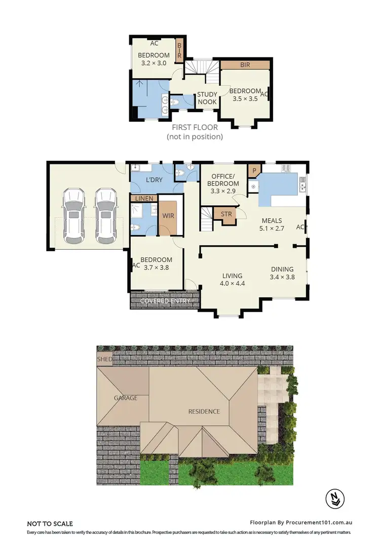 Floorplan of Homely townhouse listing, 5 Kingswood Rise, Box Hill South VIC 3128