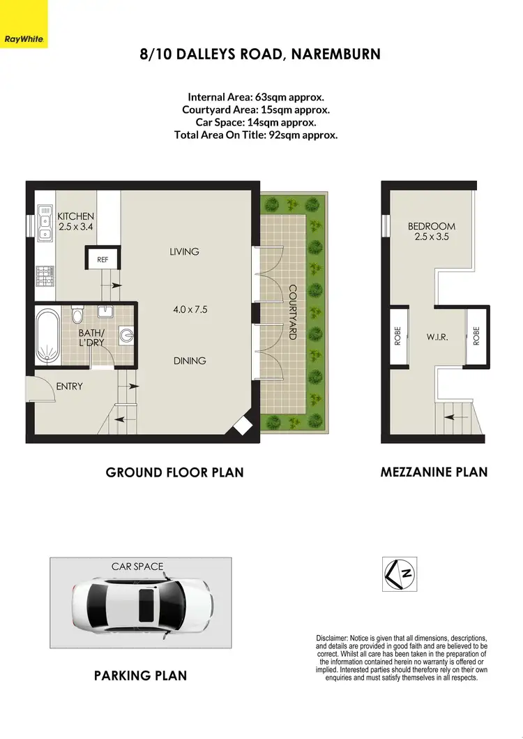 Floorplan of Homely apartment listing, 8/10 Dalleys Road, Naremburn NSW 2065