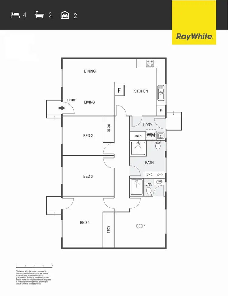 Floorplan of Homely house listing, 44B Edwards Street, Higgins ACT 2615
