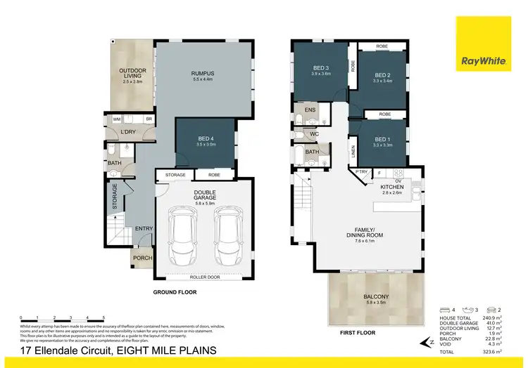 Floorplan of Homely house listing, 17 Ellendale Circuit, Eight Mile Plains QLD 4113