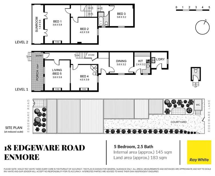 Floorplan of Homely house listing, 18 Edgeware Road, Enmore NSW 2042