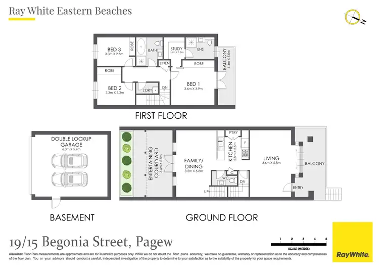 Floorplan of Homely townhouse listing, 19/15 Begonia Street, Pagewood NSW 2035