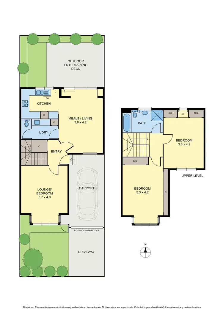 Floorplan of Homely townhouse listing, 123 Moore Street, Coburg VIC 3058