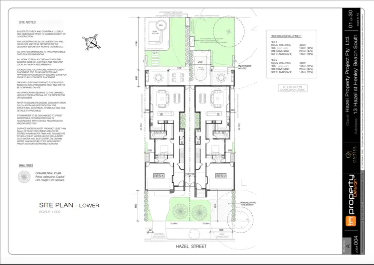 Floorplan of Homely house listing, 13 & 13A Hazel Terrace, Henley Beach South SA 5022